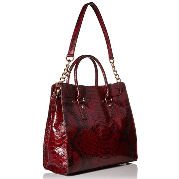 Michael Kors Large Hamilton Snake Print Tote - Picture 5 of 14